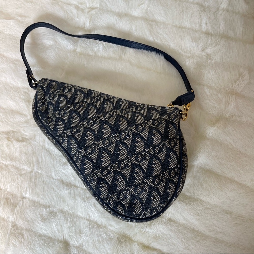 Vintage Christian Dior Saddle Bag